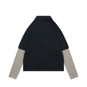 Miu Miu Layered Stripe Polo Shirt Back view