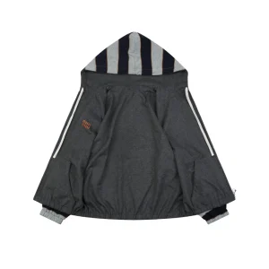 Miu Miu Reversible Striped Hooded Jacket Back side Lining