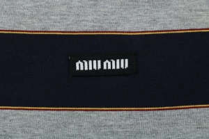 Miu Miu Reversible Striped Hooded Jacket Brand