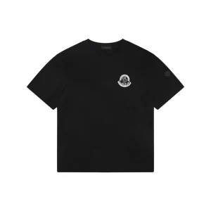Moncler Multi Sketch M Logo Graphic T-Shirt Front view