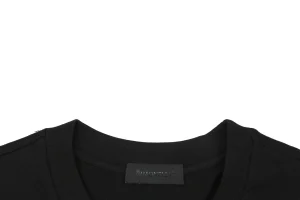 Moncler Multi Sketch M Logo Graphic T-Shirt Collar