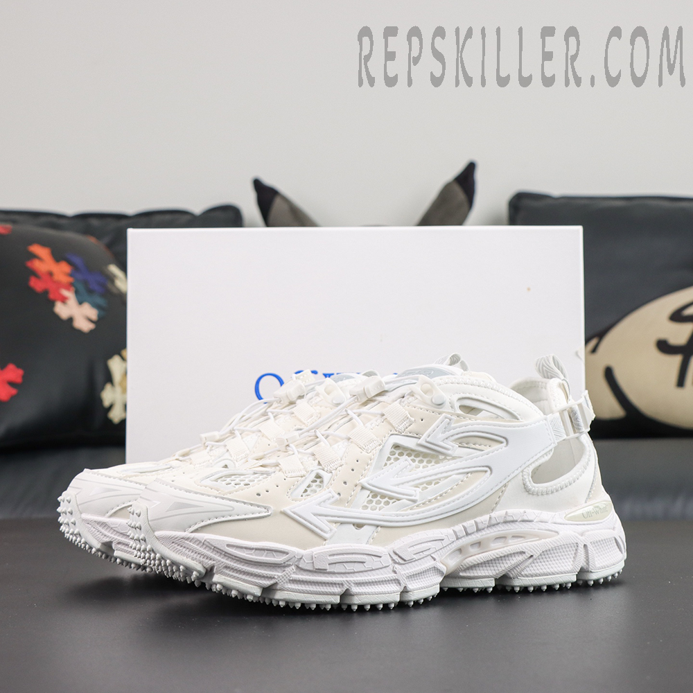 Off-White Be Right Back Open Sneakers 'WHITE - WHITE'