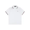 Ralph Lauren Contrast Trim Pony Embroidered Polo T-Shirt (White/Black)