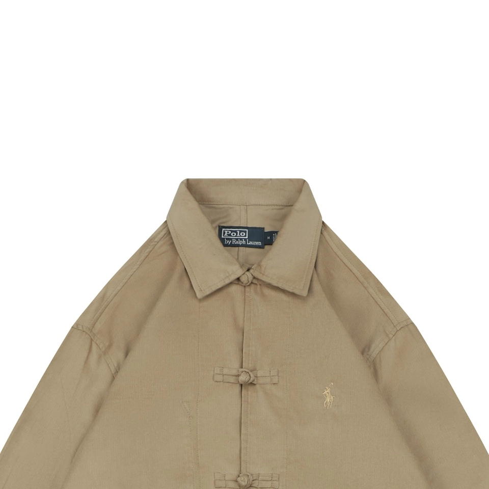 Ralph Lauren Pony Chinese Frog Button Corduroy Jacket