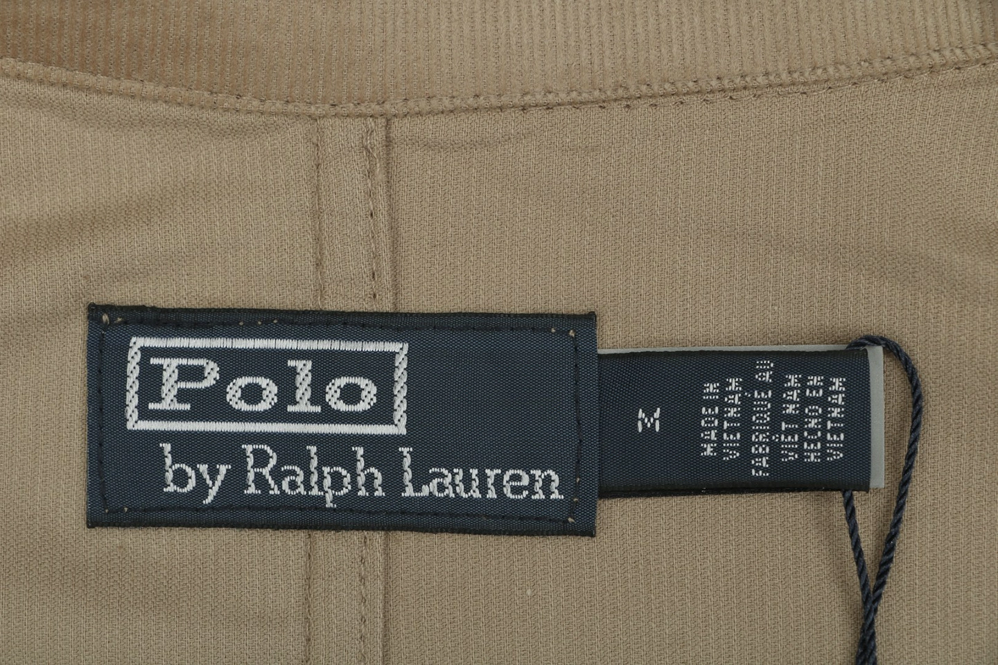 Ralph Lauren Pony Chinese Frog Button Corduroy Jacket Brand label