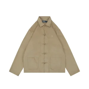 Ralph Lauren Pony Chinese Frog Button Corduroy Jacket Front view