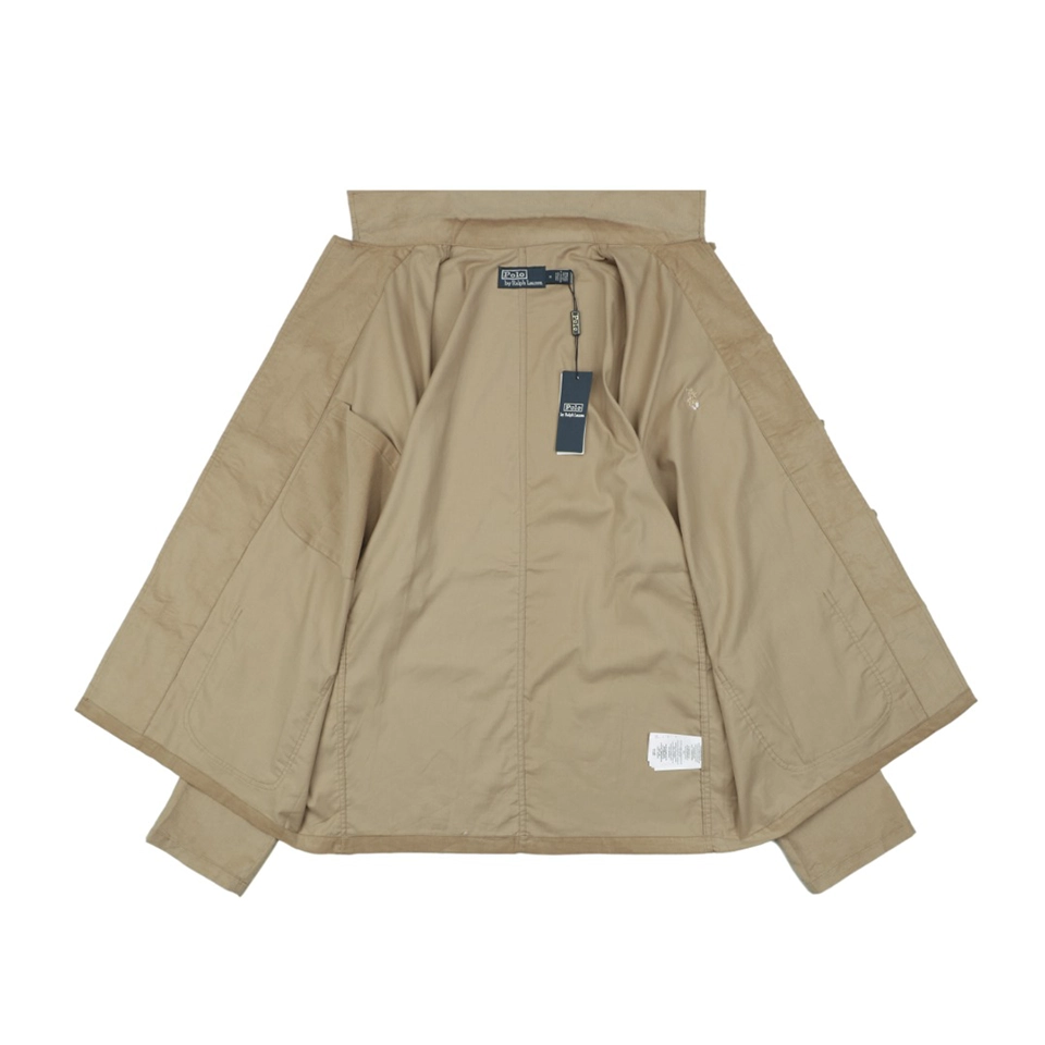Ralph Lauren Pony Chinese Frog Button Corduroy Jacket Lining
