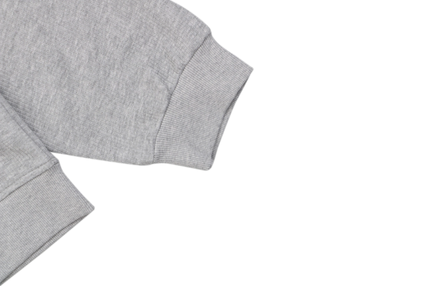 Ralph Lauren Pony Embroidered Ribbed Full-Zip Track Jacket Grey