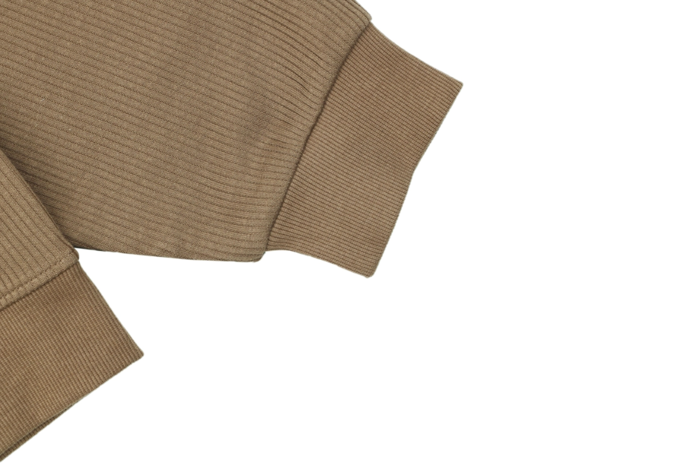 Ralph Lauren Pony Embroidered Ribbed Full-Zip Track Jacket Brown