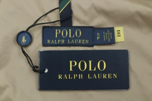 Ralph Lauren Pony Logo Button Pocket Harrington Jacket Brand label