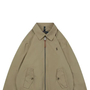 Ralph Lauren Pony Logo Button Pocket Harrington Jacket