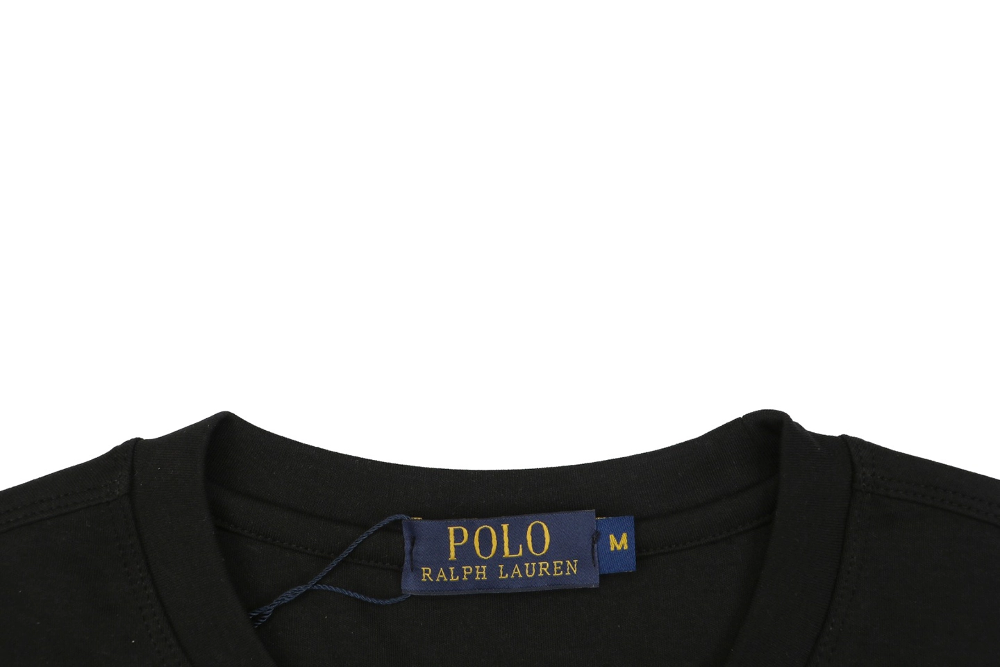 Ralph Lauren Pony Logo Embroidered Shirt Black Collar