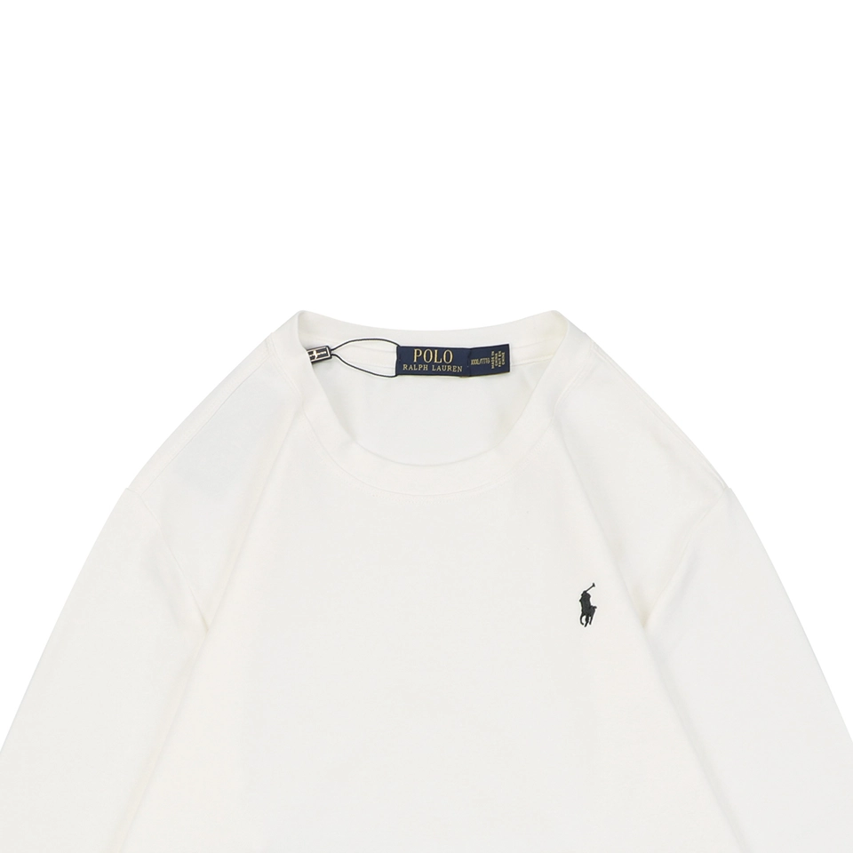 Ralph Lauren Pony Logo Embroidered Shirt White