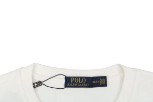 Ralph Lauren Pony Logo Embroidered Shirt White Collar