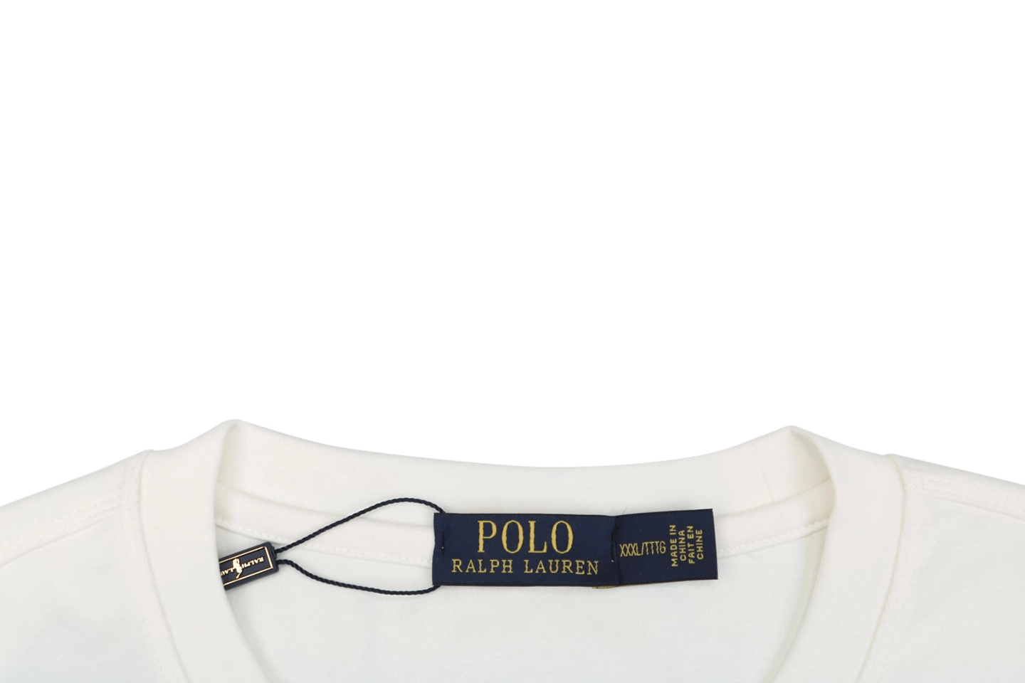 Ralph Lauren Pony Logo Embroidered Shirt White Collar