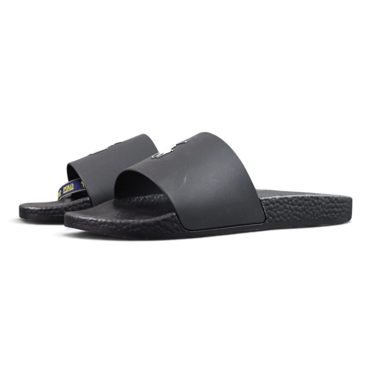 Ralph Lauren Signature Pony Slide 'Black'