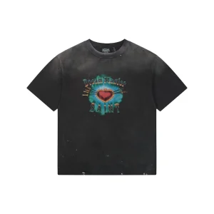 Saint Michael Dream Master Sacred Heart Graphic T-Shirt Front view