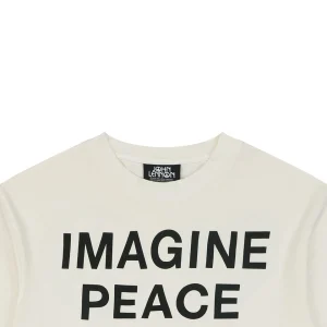 Saint Michael Imagine Peace Bed-In Graphic T-Shirt