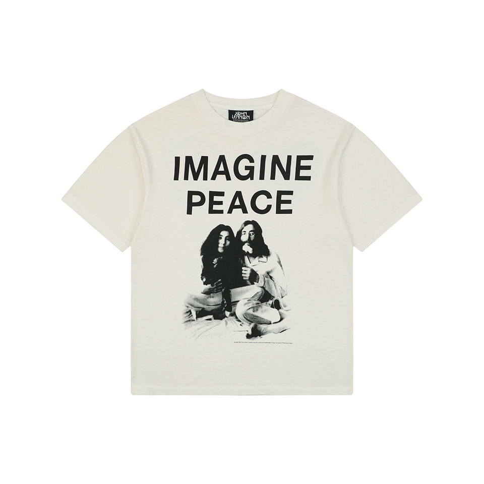 Saint Michael Imagine Peace Bed-In Graphic T-Shirt Front view