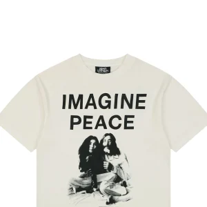 Saint Michael Imagine Peace Bed-In Graphic T-Shirt