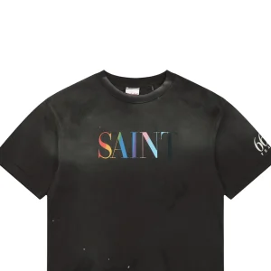 Saint Michael Rainbow SAINT Logo Vintage T-Shirt