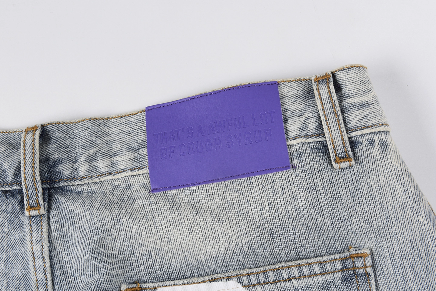 That’s A Awful Lot Of Cough Syrup Cargo Denim Shorts3