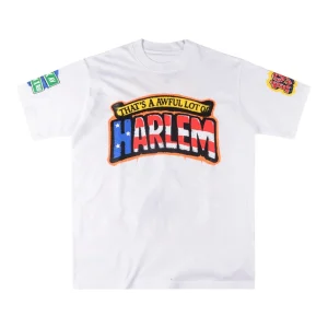That’s A Awful Lot Of Cough Syrup Harlem World Eagle Graphic T-Shirt White Front view