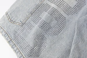 That’s A Awful Lot Of Cough Syrup Rhinestone Denim Shorts2
