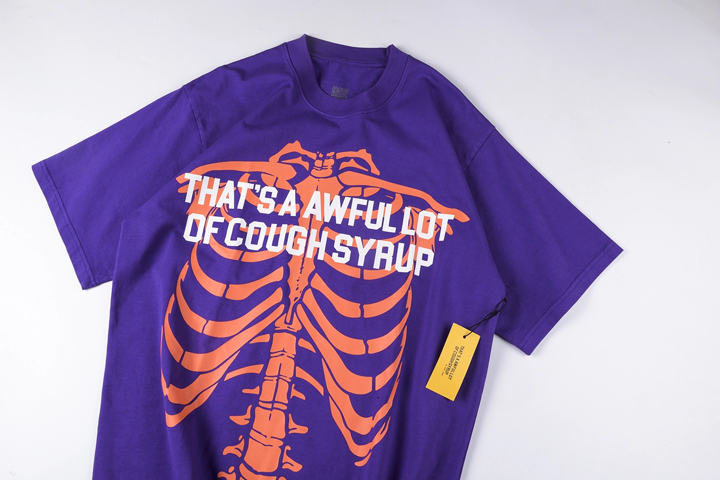 That’s A Awful Lot Of Cough Syrup Skeleton Rib Cage Graphic T-Shirt7