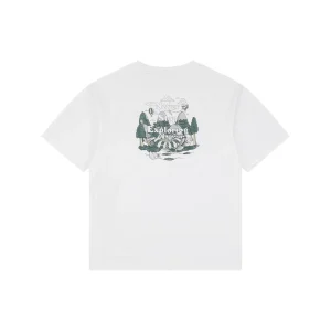 The North Face Never Stop Exploring Forest Graphic T-Shirt White Back view