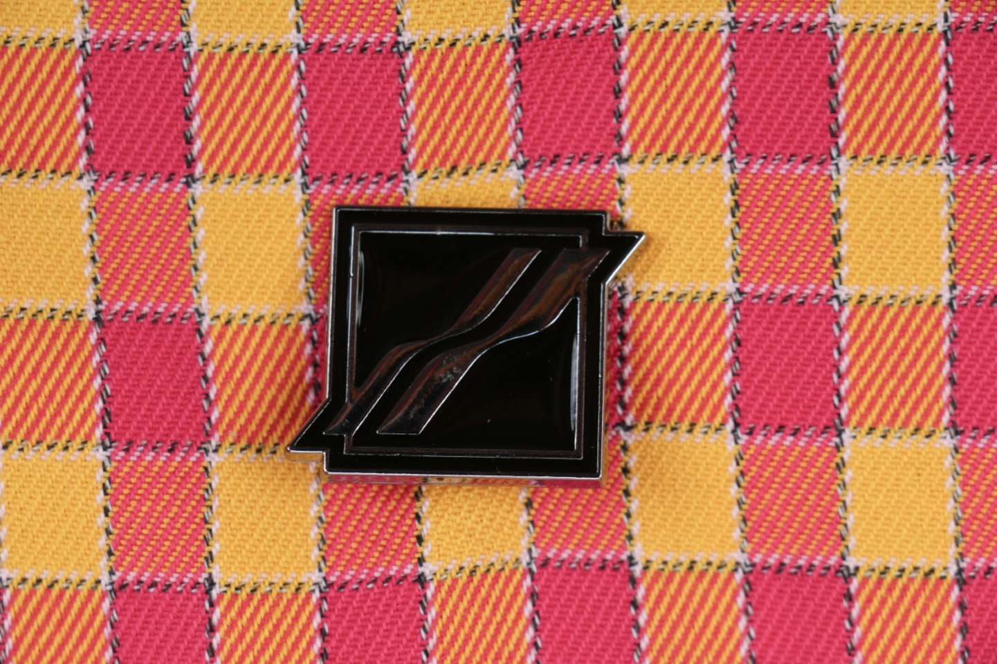 We11done Oversized Check Logo Patch Shirt Brand