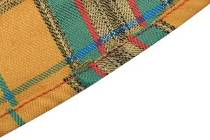 We11done Plaid Logo Patch Shirt