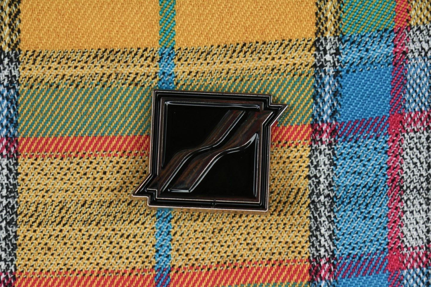 We11done Plaid Logo Patch Shirt Brand