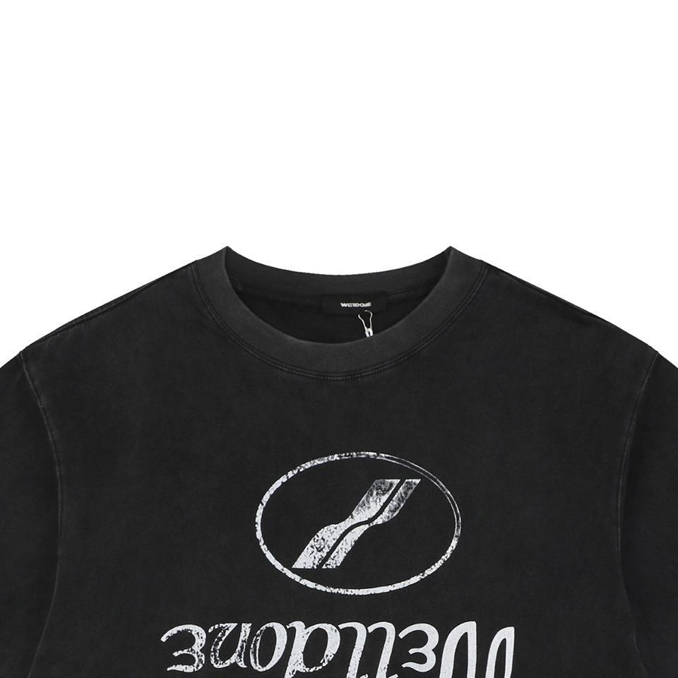 We11done Reversed Slogan Graphic Print T-Shirt