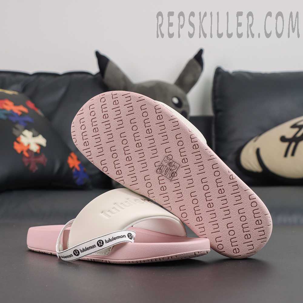 lululemon Restfeel Slide Graphic 'Pink White'