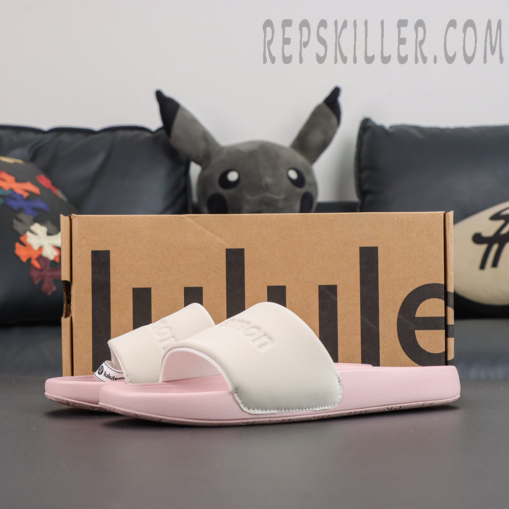 lululemon Restfeel Slide Graphic 'Pink White'